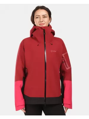 Ženska hardshell jakna KILPI MAMBA-W 1L0101KI TAMNOCRVENA