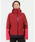 Ženska hardshell jakna KILPI MAMBA-W 1L0101KI TAMNOCRVENA