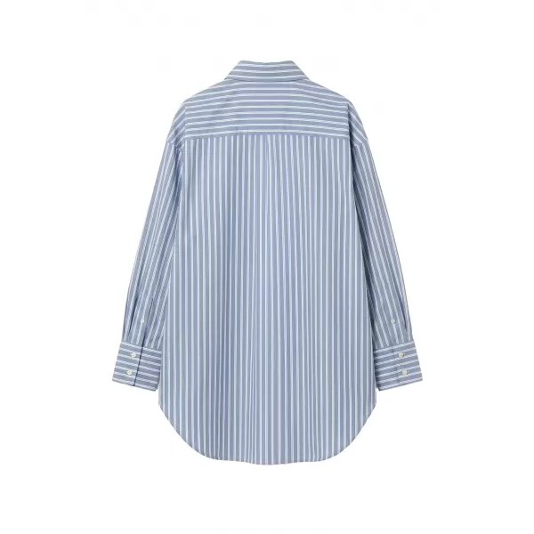  Ženska bluza URBAN CLASSICS TB8543-03326 PLAVO/BIJELO 