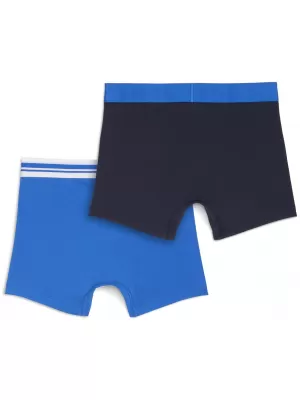 Muške bokserice PUMA MEN EVERYDAY PLACED LOGO BOXER 2P 93847603 PLAVA KOMBINACIJA