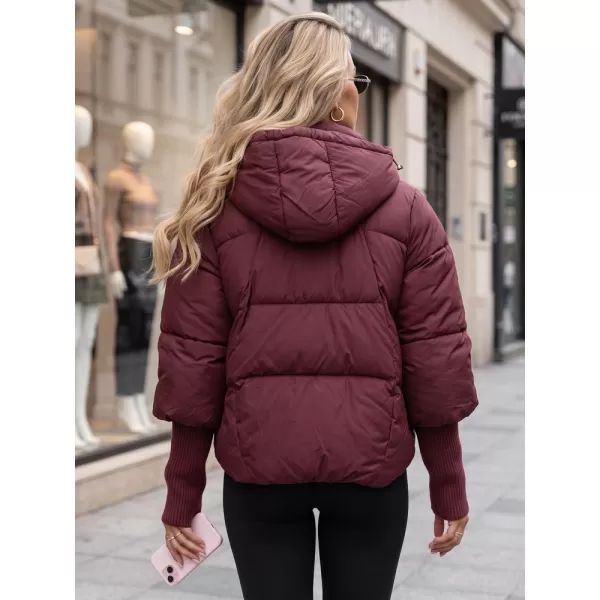 Ženska jakna DSTREET TY5898 TAMNOCRVENA 