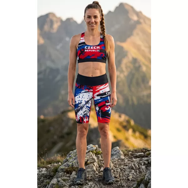  Ženske premium funkcionalne tajice iznad koljena (nove veličine) ALTISPORT VOJ/ALW036LEG06 ČEŠKI 
