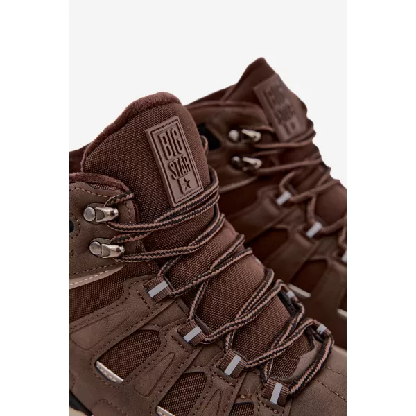  Muške cipele BIG STAR SHOES UU174316 SMEĐE/BEŽ SJENE 