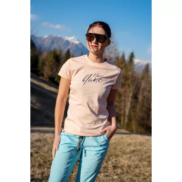  Ženska majica kratkih rukava NORDBLANC AFFECTION NBSLT8180 RUŽIČASTA 