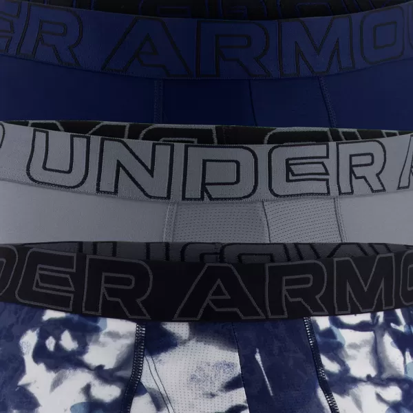  Muške bokserice UNDER ARMOUR UA PERFORMANCE TECH - SOLID 6 -3PK 1383879-408 PLAVA 