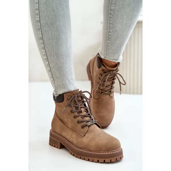  Ženske čizme BIG STAR SHOES OO274A289 SMEĐA/BEŽ 