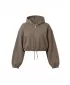 Ženski sweatshirt URBAN CLASSICS TB8635-23646 DUBOKA TAUPE