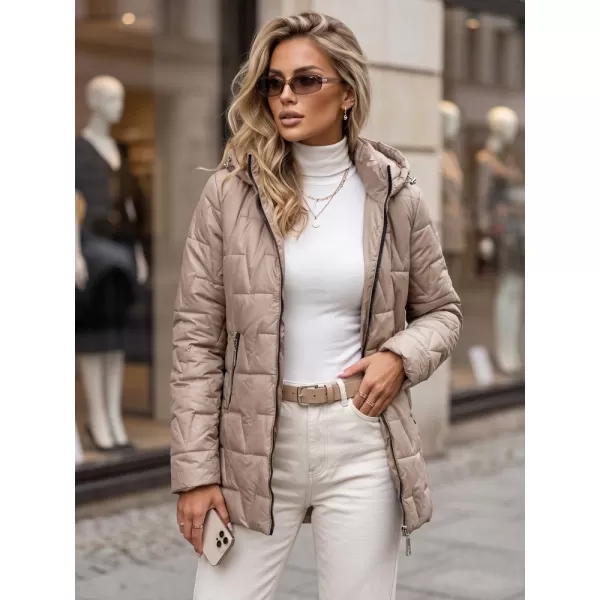  Ženska jakna DSTREET TY5793 KARAMELA 