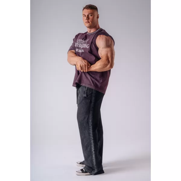  Muške majice NEBBIA OLYMPIA HEAVYWEIGHT COTTON 941 KLARET 