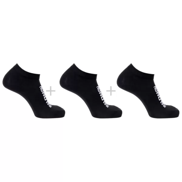  Čarape SALOMON EVERYDAY LITE LOW 3-PACK LC2912000 CRNA 
