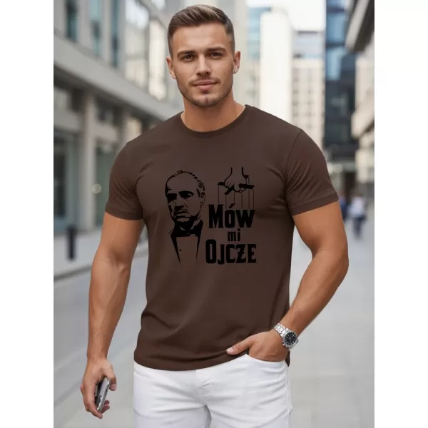  Muška majica kratkih rukava DSTREET NX5145R-CH SMEĐA 