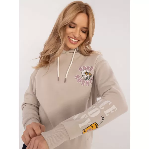  Ženski sweatshirt SUBLEVEL D10600T02420K BEŽ 