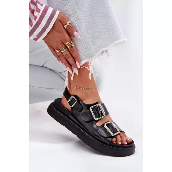  Ženske sandale BIG STAR SHOES RR274662 CRNA 
