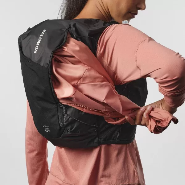  Ženski ruksak SALOMON ACTIVE SKIN 12 LC2178600 CRNO/METALNO 