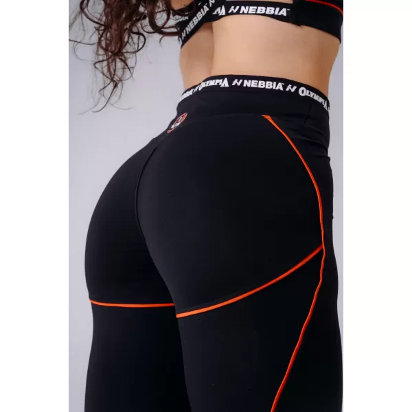  Ženske tajice NEBBIA OLYMPIA HIGH-WAIST 935 CRNA 