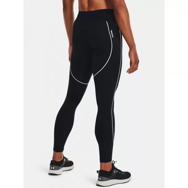  Ženske termo tajice UNDER ARMOUR UA RUSH CG NOVELTY LEGGING 1365720-001 CRNA 