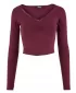 Ženska majica URBAN CLASSICS TB7729-01151 TREŠNJA