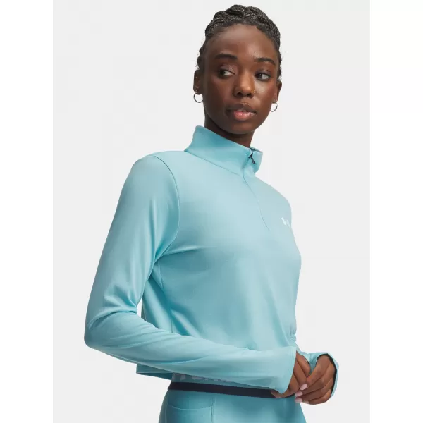  Ženska majica kratkih rukava UNDER ARMOUR TECH BRANDED 1/2 ZIP 6009988-425 PLAVA 