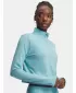 Ženska majica kratkih rukava UNDER ARMOUR TECH BRANDED 1/2 ZIP 6009988-425 PLAVA