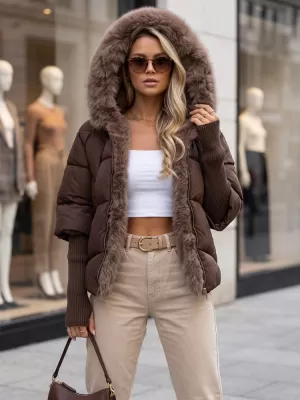 Ženska jakna DSTREET TY5989 SMEĐA