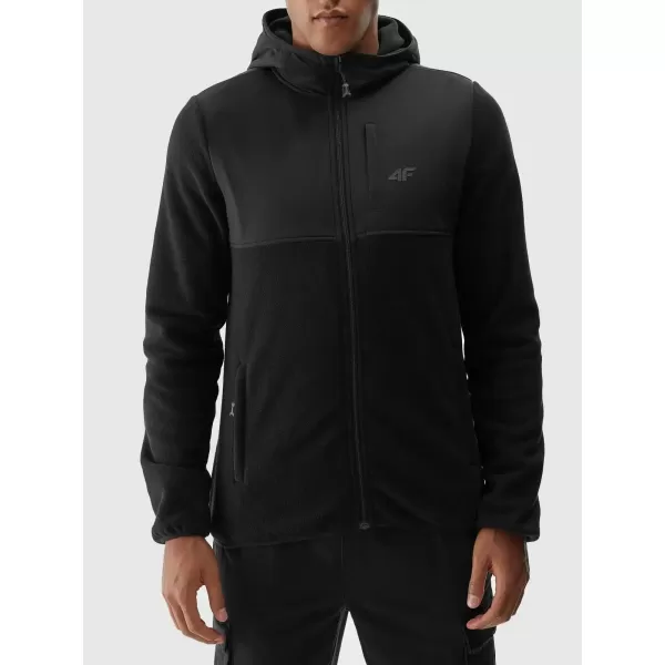  Muški sweatshirt 4F WMM00TSWSM1768 DUBOKA CRNA 