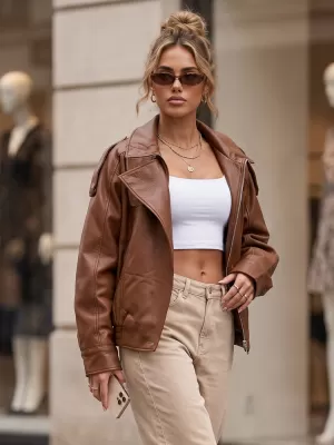 Ženska jakna DSTREET TY6065 SMEĐA