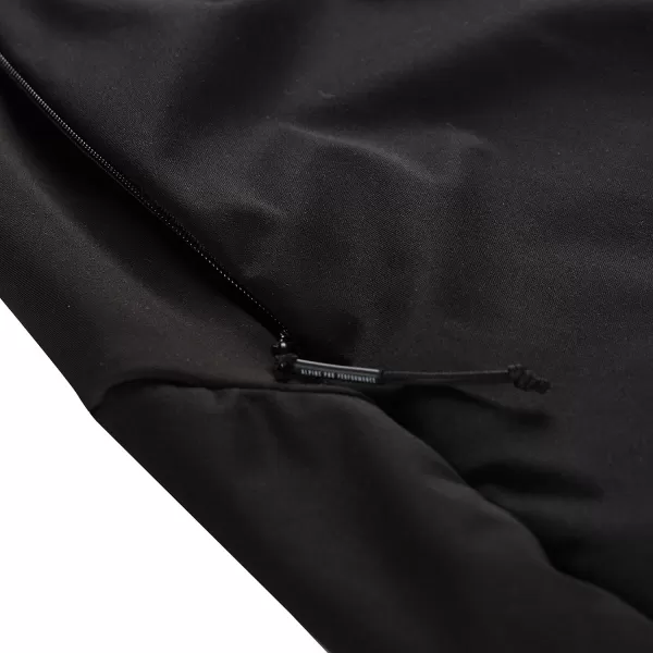  Muške softshell hlače ALPINE PRO ABAR 2 CRNA 
