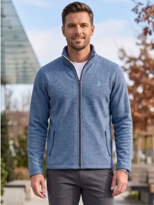 Muška majica od flisa ALTISPORT ALM002852 ODSJAJI OD TAMNOG TRAPERA