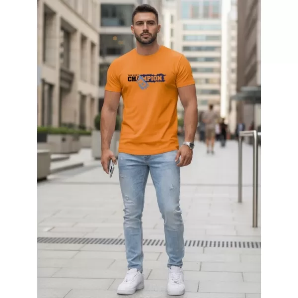  Muška majica kratkih rukava DSTREET NX5017R-OR NARANČASTA 