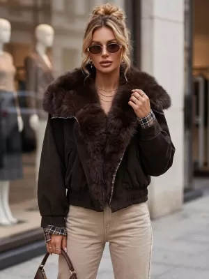 Ženska jakna DSTREET TY5843 SMEĐA