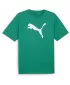 Muška majica kratkih rukava PUMA TEAMRISE LOGO JERSEY COTTON 658705-05 SPORT GREEN/ SPORT ZELENA/PUMA BIJELA