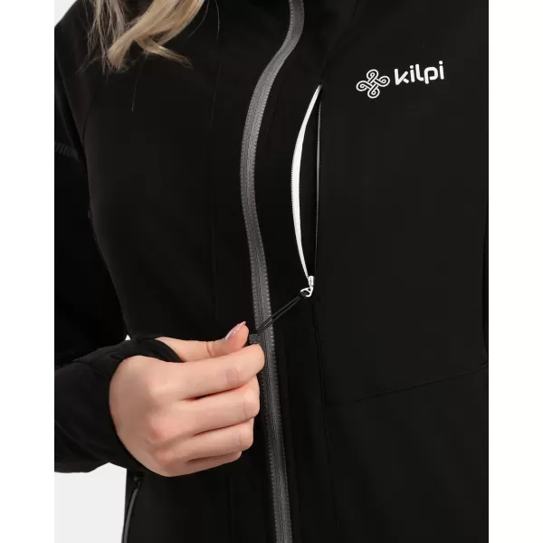  Ženska softshell jakna KILPI BALEO-W 1L0114KI CRNA 