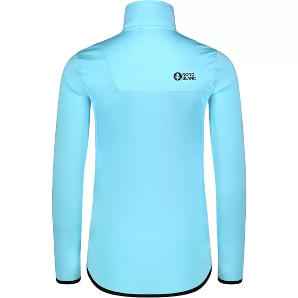  Ženska powerfleece majica NORDBLANC CRISP NBSFL8338 SVIJETLOPLAVA 
