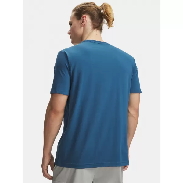  Muška majica kratkih rukava UNDER ARMOUR M 60/40S ARMOR GLOBE SS 6009261-498 PLAVA 
