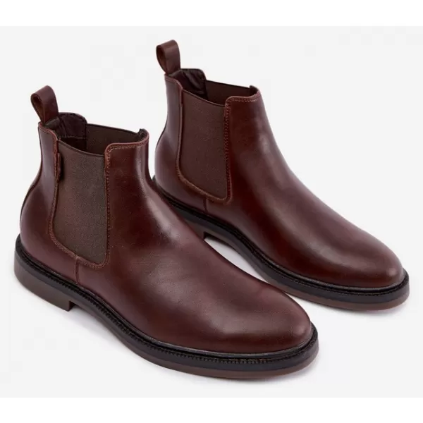  Muške cipele BIG STAR SHOES UU174279 SMEĐE/BEŽ SJENE 