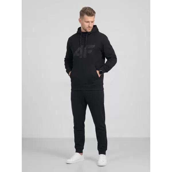  Muški sweatshirt 4F WMM00TSWSM2548 DUBOKA CRNA 