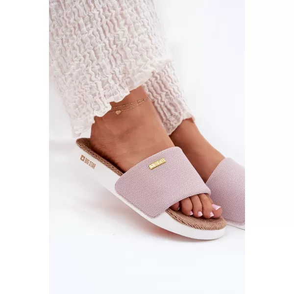  Ženske papuče BIG STAR SHOES RR274A105 RUŽIČASTA 
