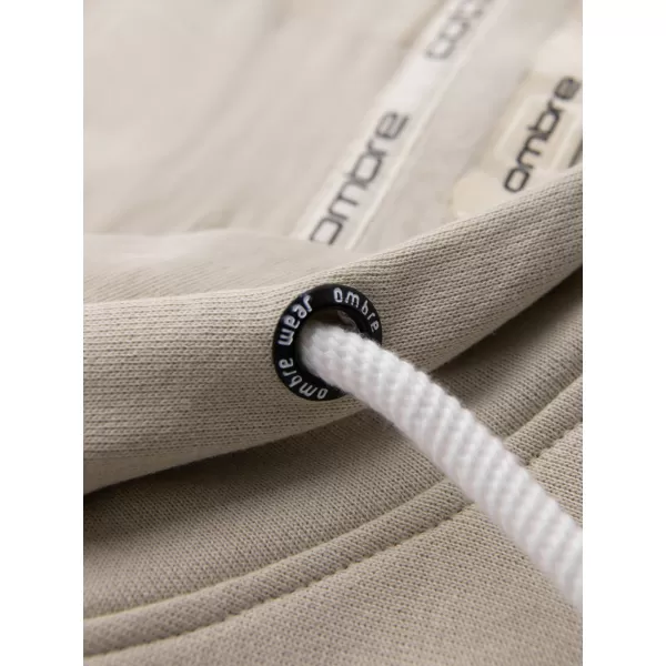  Muški sweatshirt OMBRE OM-SSBN-0270 SVIJETLO BEŽ 