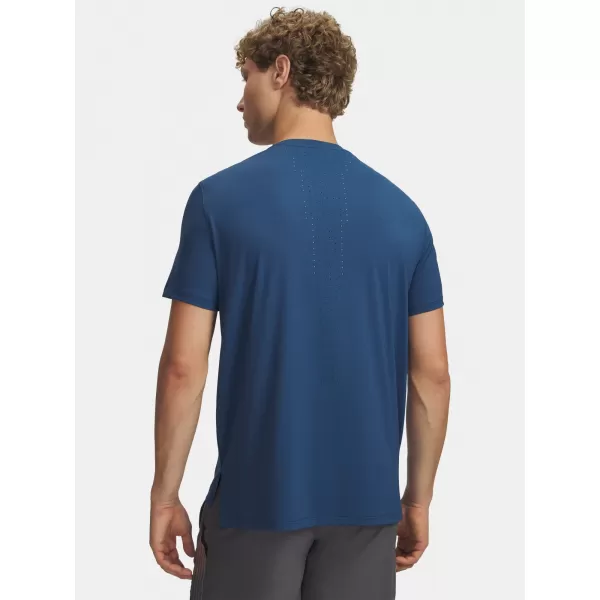  Muška majica kratkih rukava UNDER ARMOUR VELOCITI PRO SHORTSLEEVE 6009506-498 PLAVA 