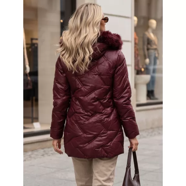  Ženska jakna DSTREET TY5813 TAMNOCRVENA 