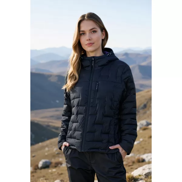  Ženska ultralagana zimska jakna ALPINE PRO ROGITA 3 OCEAN OBASJAN MJESEČINOM 