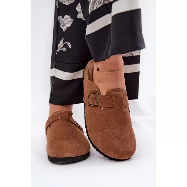  Ženske papuče BIG STAR SHOES RR274A387 SMEĐA/BEŽ 