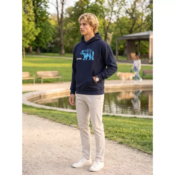  Muški sweatshirt ALTISPORT ALM193422 TAMNOPLAVA 