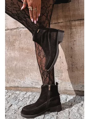 Ženske gležnjače BIG STAR SHOES UU274602 SMEĐE/BEŽ SJENE
