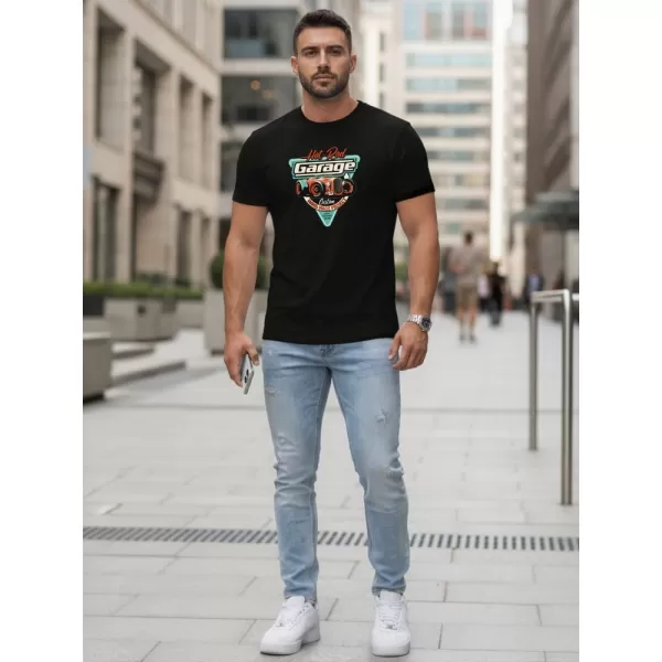  Muška majica kratkih rukava DSTREET NX5093R-BK CRNA 