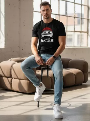 Muška majica kratkih rukava DSTREET NX046R CRNA