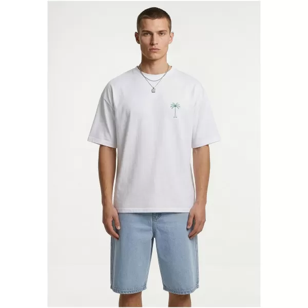  Muška majica kratkih rukava URBAN CLASSICS TB8756 BIJELA 
