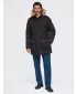 Muška parka OMBRE OM-JALJ-0310 CRNA