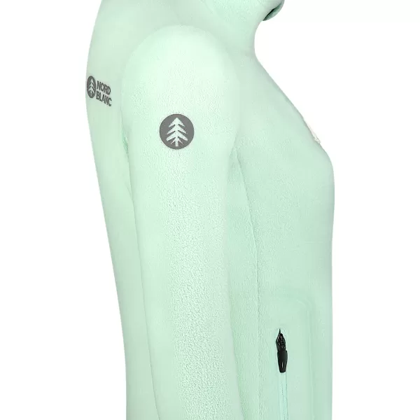  Ženska lagana majica od flisa NORDBLANC MAPLE NBSFL8374 MENTA ZELENA 