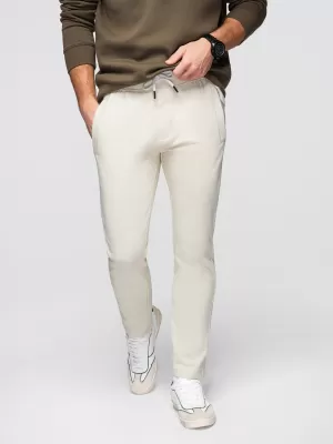 Muške trenirke OMBRE OM-PABS-0304 KREMA